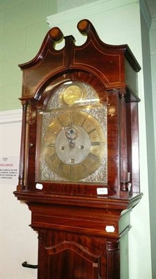 Lot 690 - An 18th century brass faced eight day longcase clock movement by Robert Melvill, Stirling, face and