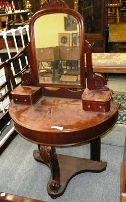 Lot 719 - A mahogany Duchess dressing table