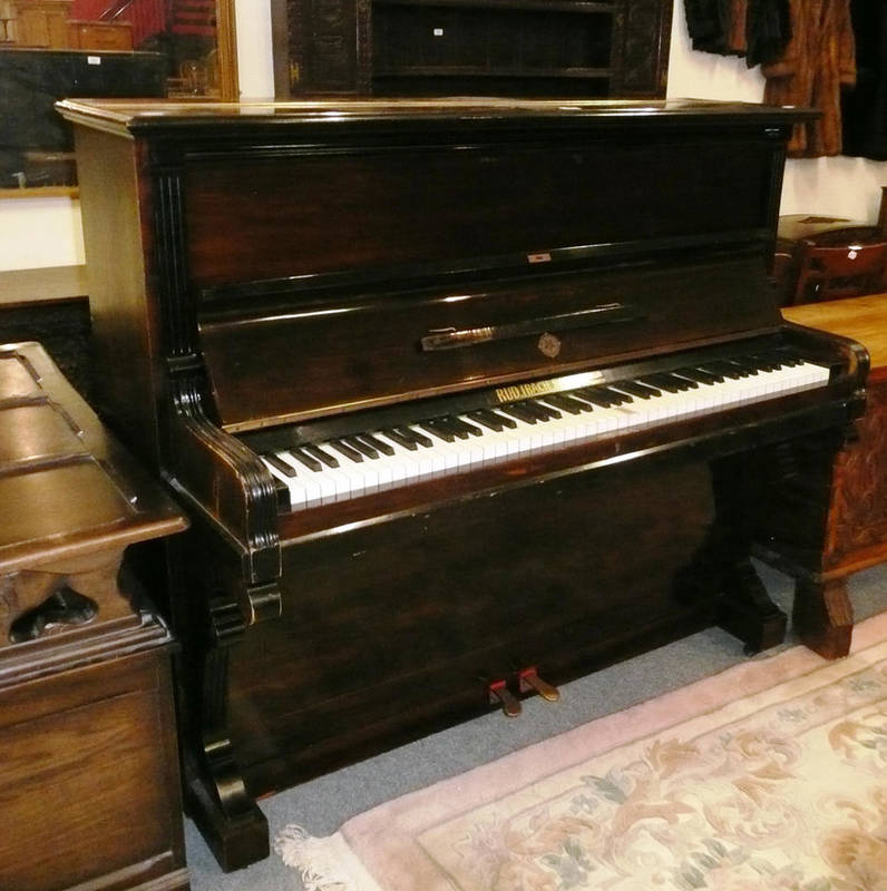 Lot 810 - An upright piano, Rud.ibach Sohn, Barmen, Germany