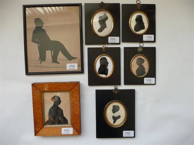 Lot 110 - Charles Rosenberg & Studio (18th/19th century): Portrait Silhouette of a Gentleman, wearing...