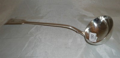 Lot 193 - A Victorian silver ladle