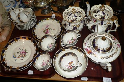 Lot 247 - A quantity of Rockingham and other tea wares