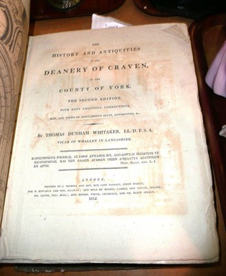 Lot 255 - One volume of Whitaker's History of Craven