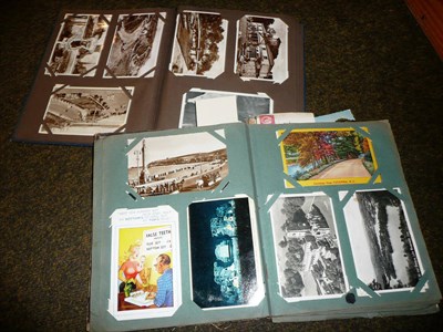 Lot 464 - Four albums of mixed postcards