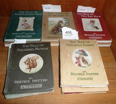 Lot 468 - Ten Peter Rabbit books