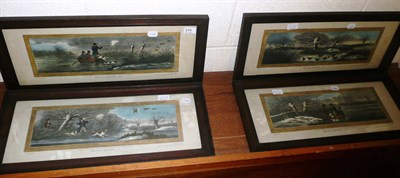 Lot 519 - A set of four wild duck shooting prints after J Sutherland