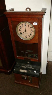 Lot 562 - International time recorder clocking-in machine