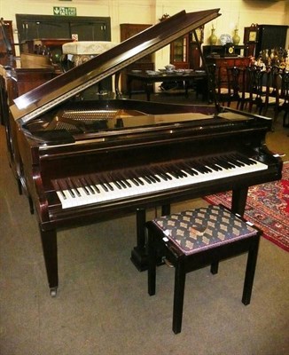 Lot 587 - A Monington and Weston baby grand piano, No. 56995, and a piano stool