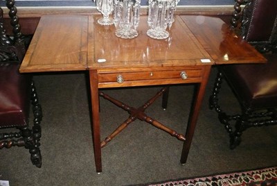 Lot 656 - Walnut Pembroke table