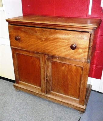 Lot 731 - Victorian mahogany secretaire cabinet