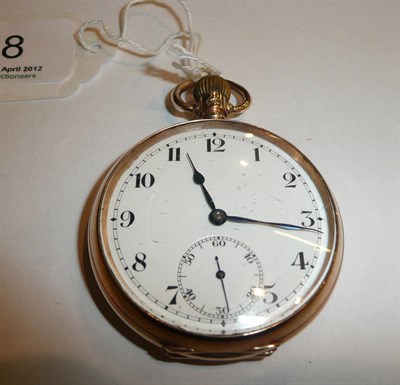 Lot 28 - A 9ct gold pocket watch