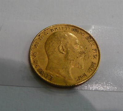 Lot 30 - Edwardian half sovereign, dated 1906
