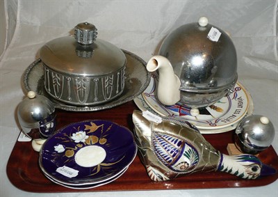 Lot 100 - Assorted various Victorian to modern pewter and ceramics