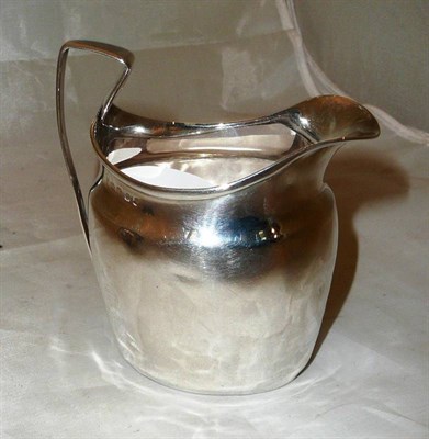 Lot 123 - George III cream jug of helmet form (bruised)