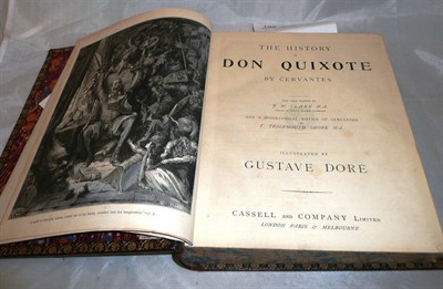 Lot 199 - The History of Don Quixote by Cervantes, illustrated by Gustave Dore, 4to., morocco binding