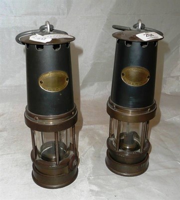 Lot 204 - Two Patterson miners safety lamps