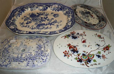 Lot 207 - Copeland platter and three drainers