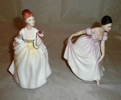 Lot 299 - Two Royal Doulton figures - Danielle and Flower of Love (2)