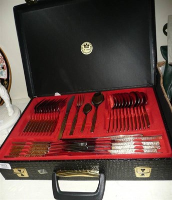 Lot 322 - Edelstahl Rostfrei canteen of modern cutlery in a fitted suitcase