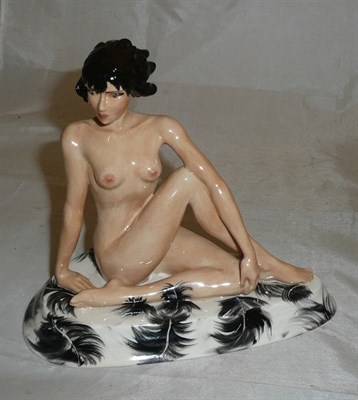 Lot 374 - Peggy Davies, hand painted figure 'Daughter of Daedalus'