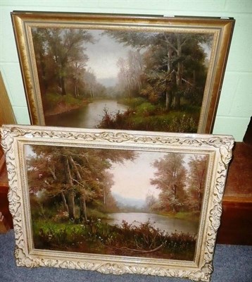 Lot 427 - A D Simon, pair of landscape oils