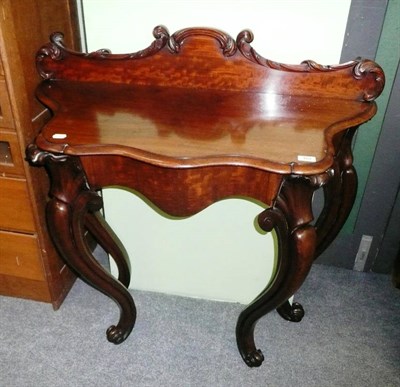 Lot 464 - A Victorian mahogany hall table with drawer