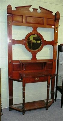 Lot 469 - Victorian mahogany hallstand