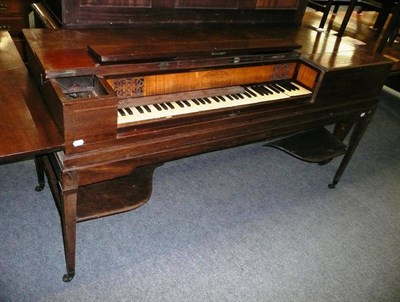 Lot 478 - Early 19th century mahogany square piano