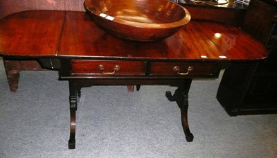 Lot 510 - Mahogany sofa table