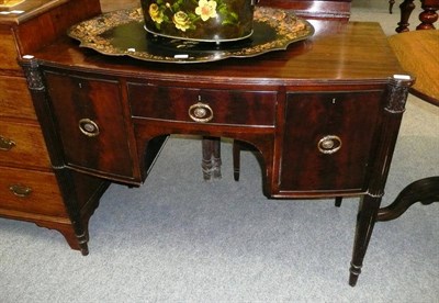 Lot 540 - 19th century bow front sideboard