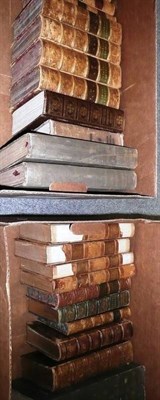 Lot 622 - A small collection of books including leather bindings