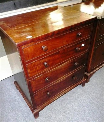 Lot 639 - Mahogany commode chest