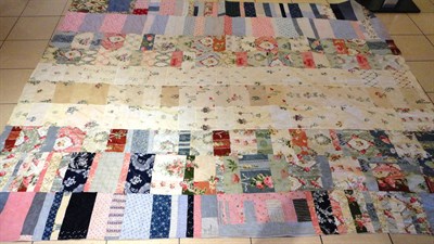 Lot 1071 - 19th Century Patchwork Quilt, 200 cm by 245 cm