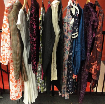 Lot 1122 - Assorted 1950's And Later Costume including a Margaret Jackson cotton printed day dress;  gents...