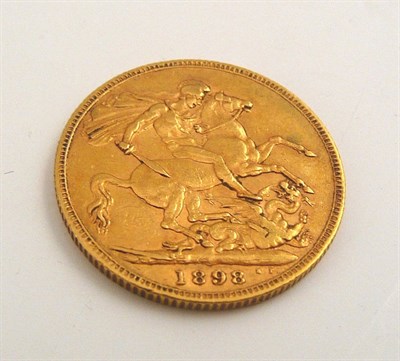 Lot 76 - Sovereign, dated 1898