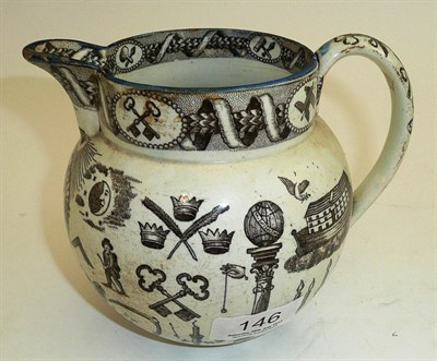 Lot 146 - Masonic jug