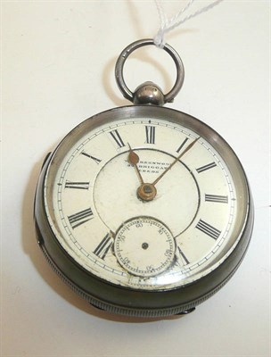 Lot 224 - A silver pocket watch