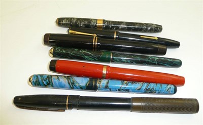 Lot 226 - Seven fountain pens