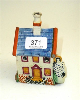 Lot 371 - A Yorkshire Prattware money box (a.f.)