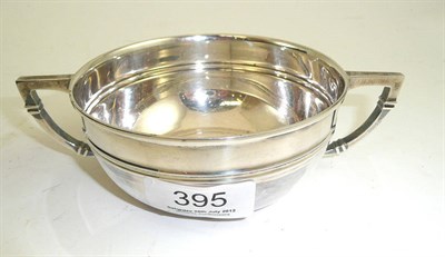 Lot 395 - Silver two handled cup