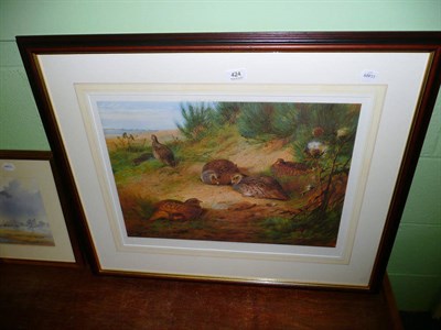 Lot 424 - After Archibald Thorburn, limited edition print 108/500