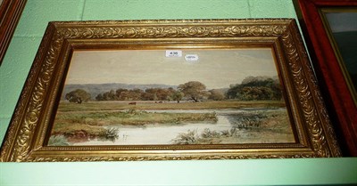 Lot 436 - W H Pigott - Haddon Fields, signed, watercolour