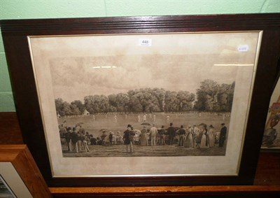 Lot 448 - Cricket etching after Stevenson 'Eton vs Winchester'