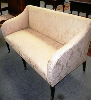 Lot 521 - Georgian style two seater settee