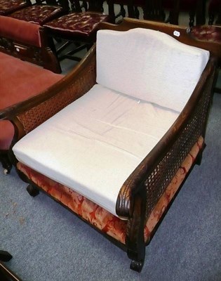 Lot 527 - A 1920's bergere chair