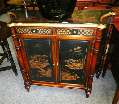 Lot 561 - Reproduction Oriental style sideboard