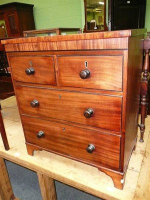 Lot 590 - A small 19th century three height chest