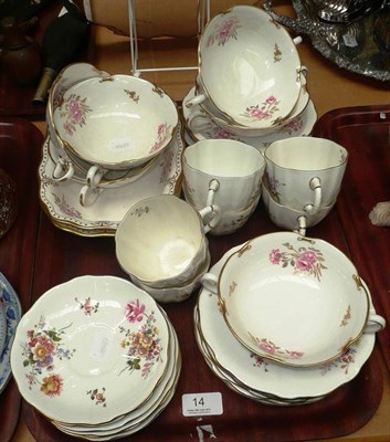 Lot 14 - Various items of Royal Crown Derby pottery "Royal Pinxton Roses" and a Royal Crown Derby floral...