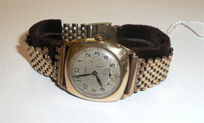 Lot 91 - A 9ct gold wristwatch