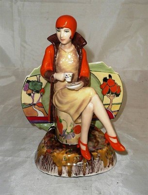 Lot 96 - Peggy Davies ceramics figure "Afternoon Tea"